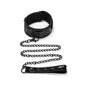 Whip Smart Diamond Collar and Leash Black-WS1002-BLK
