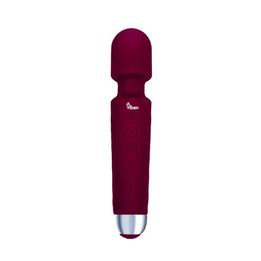 Viben Tempest Rechargeable Wand Massager Ruby-VB-75003-RUBY