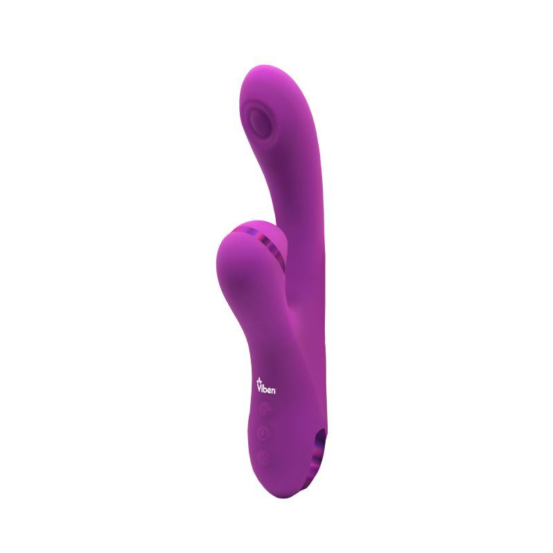 Viben Dazzle Rechargeable Thumping Rabbit Berry-VB-75006-BERRY
