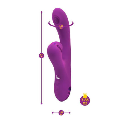 Viben Dazzle Rechargeable Thumping Rabbit Berry-VB-75006-BERRY