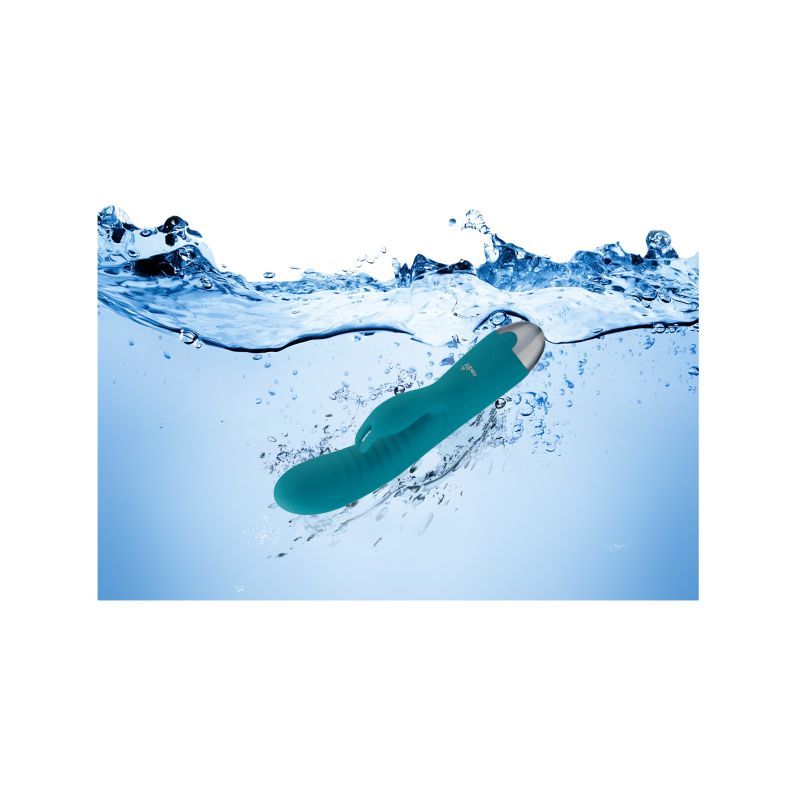 Viben Alluring Come Hither Rabbit Vibe Ocean-VB-66105-AQUA