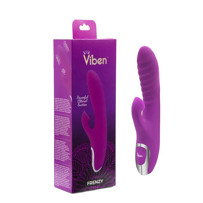 Viben Frenzy Suction Rabbit Vibe Berry-VB-66106-PPLE