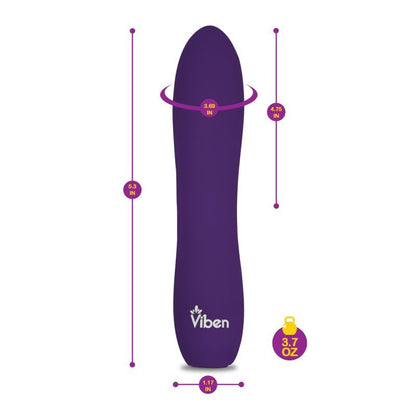 Viben Vivacious Rumble Motor Rechargeable Bullet Violet-VB-66110-VIO