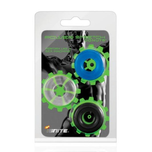 Power Stretch Donuts 3 Pc Multi Colour-SI-95000
