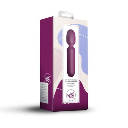 SugarBoo Playful Passion Wand Vibe Burgundy-10PLAYBURG