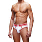 Prowler Open Back Brief White/Red-PR002-WHT/RED-S