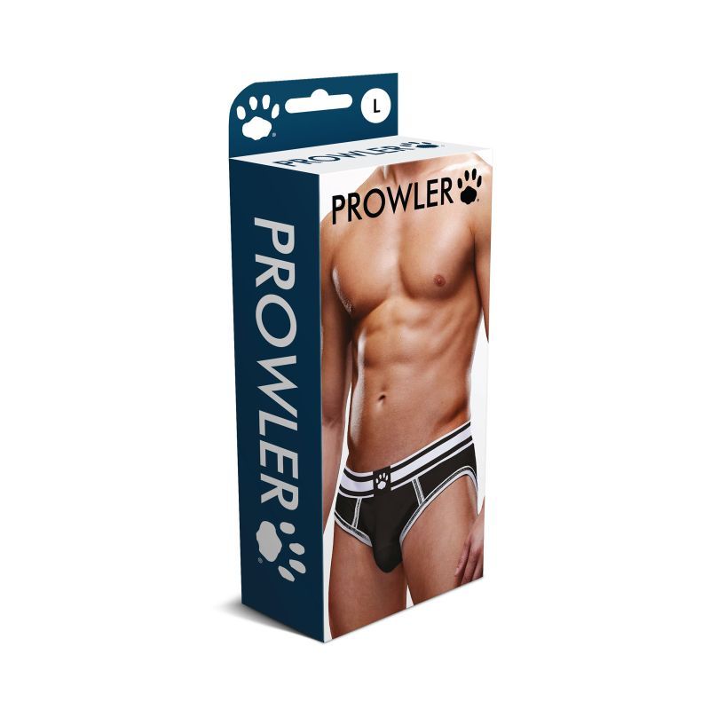 Prowler Open Back Brief Black/White-PR002-BLK/WHT-L