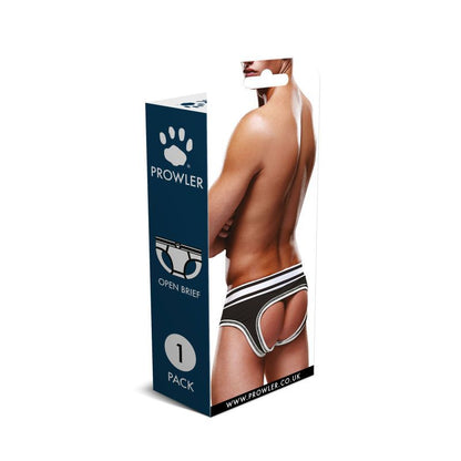 Prowler Open Back Brief Black/White-PR002-BLK/WHT-L