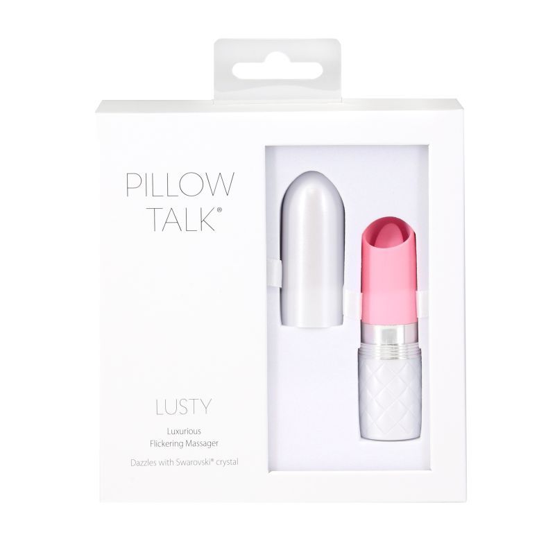 Pillow Talk Lusty Flickering Massager Pink-27416