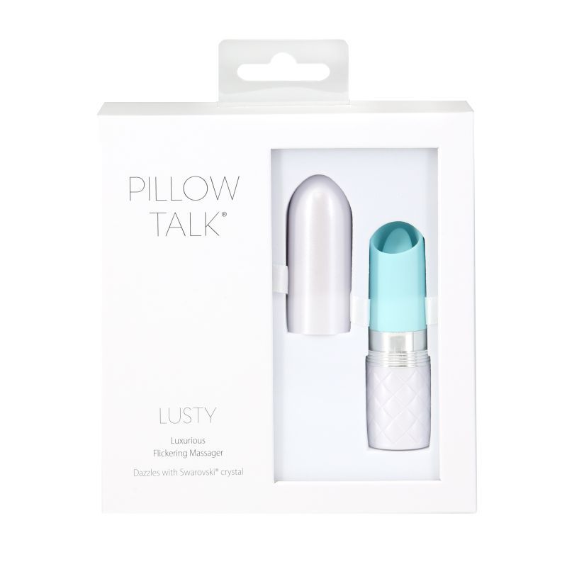 Pillow Talk Lusty Flickering Massager Teal-27419