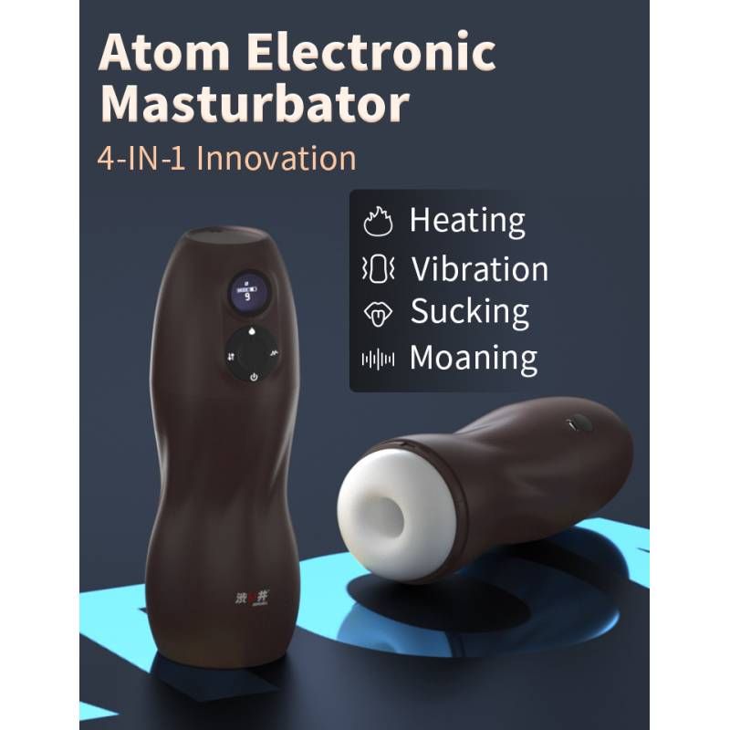 Atom Electronic Masturbator-AC02-BLK