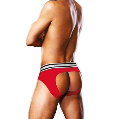 Prowler Open Back Brief Red/White-PR002-RED/WHT-S