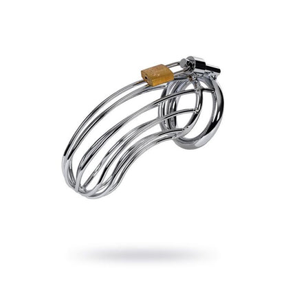 Silver Metal Birdcage Cock Cage-717203