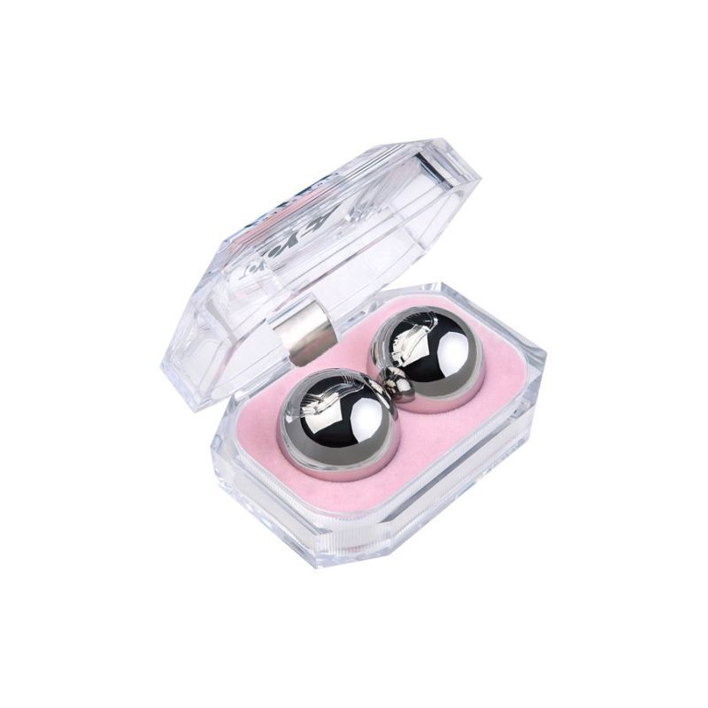 Silver Metal 2 Pc Vaginal Balls 3cm-715009