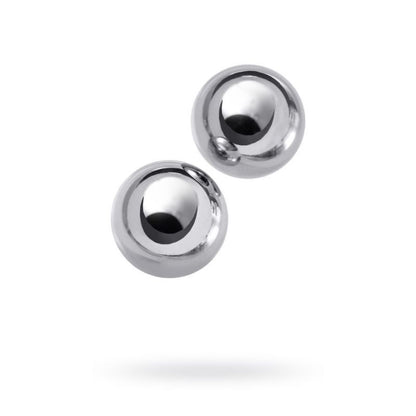 Silver Metal 2 Pc Vaginal Balls 2.5cm-715010