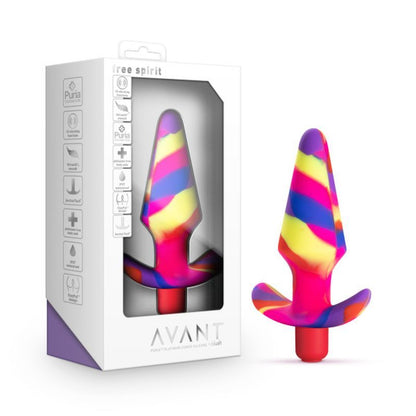 Avant Free Spirit Scarlet Silicone Butt Plug-BL-59220