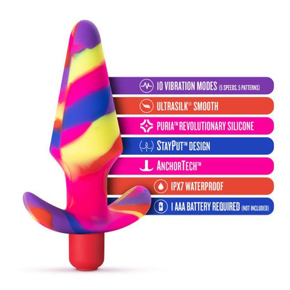 Avant Free Spirit Scarlet Silicone Butt Plug-BL-59220