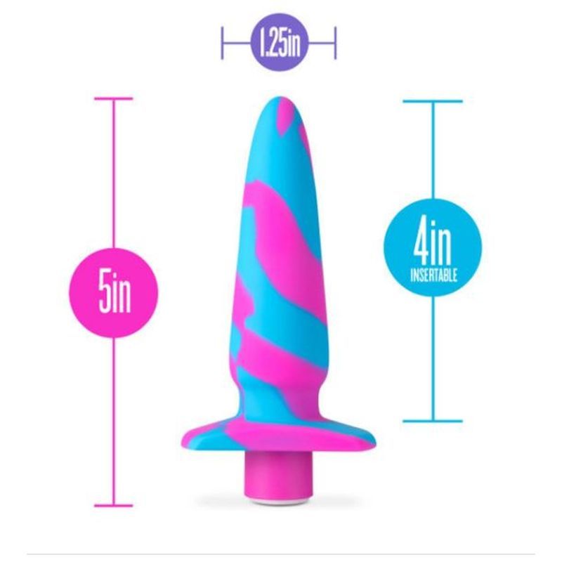 Avant Vibrotize Silicone Mini Anal Vibe Fuchsia-BL-76650