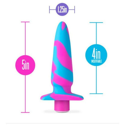 Avant Vibrotize Silicone Mini Anal Vibe Fuchsia-BL-76650