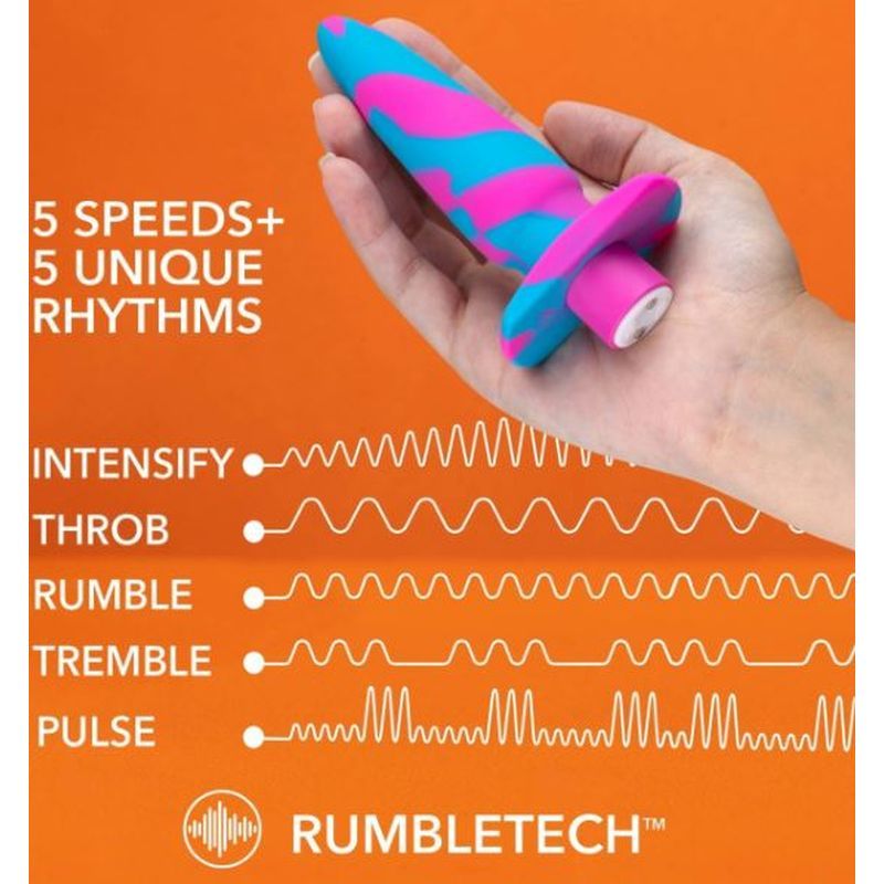 Avant Vibrotize Silicone Mini Anal Vibe Fuchsia-BL-76650