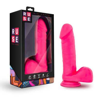 Ruse Big Poppa Hot Pink Dildo-BL-86700