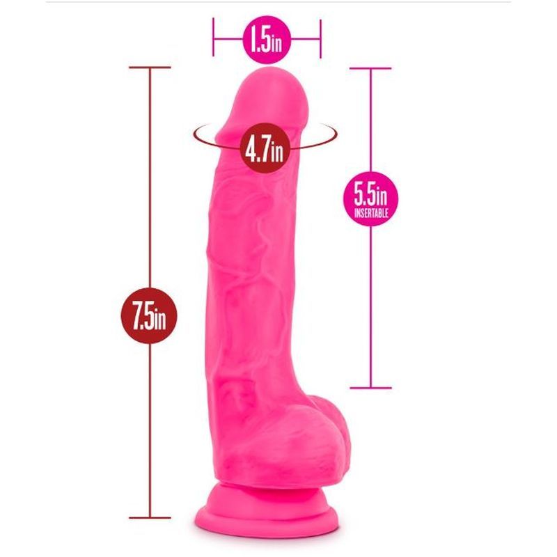 Ruse Hypnotize Hot Pink Dildo-BL-84700