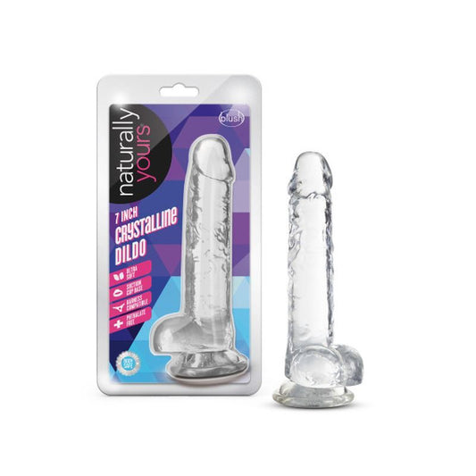 Naturally Yours 7" Crystaline Dildo Diamond-BL-51609