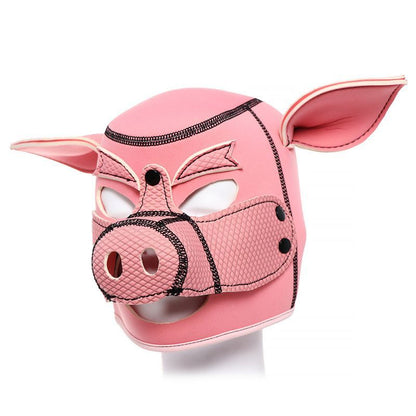 Neoprene Pig Mask Pink-HW-HB01007-PNK