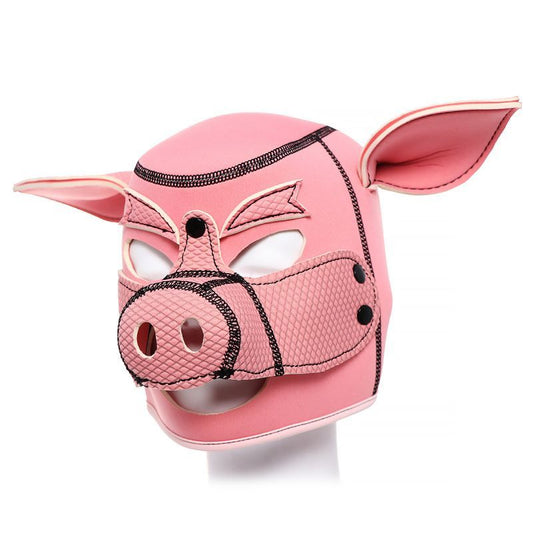 Neoprene Pig Mask Pink-HW-HB01007-PNK