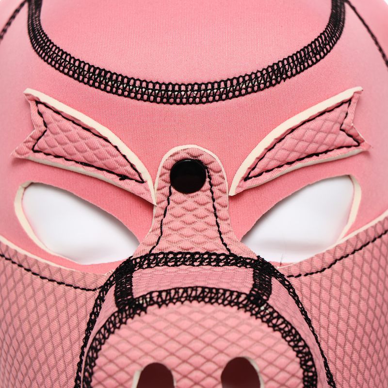 Neoprene Pig Mask Pink-HW-HB01007-PNK