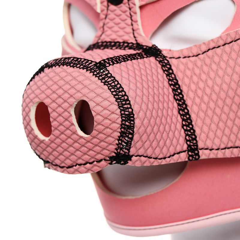 Neoprene Pig Mask Pink-HW-HB01007-PNK