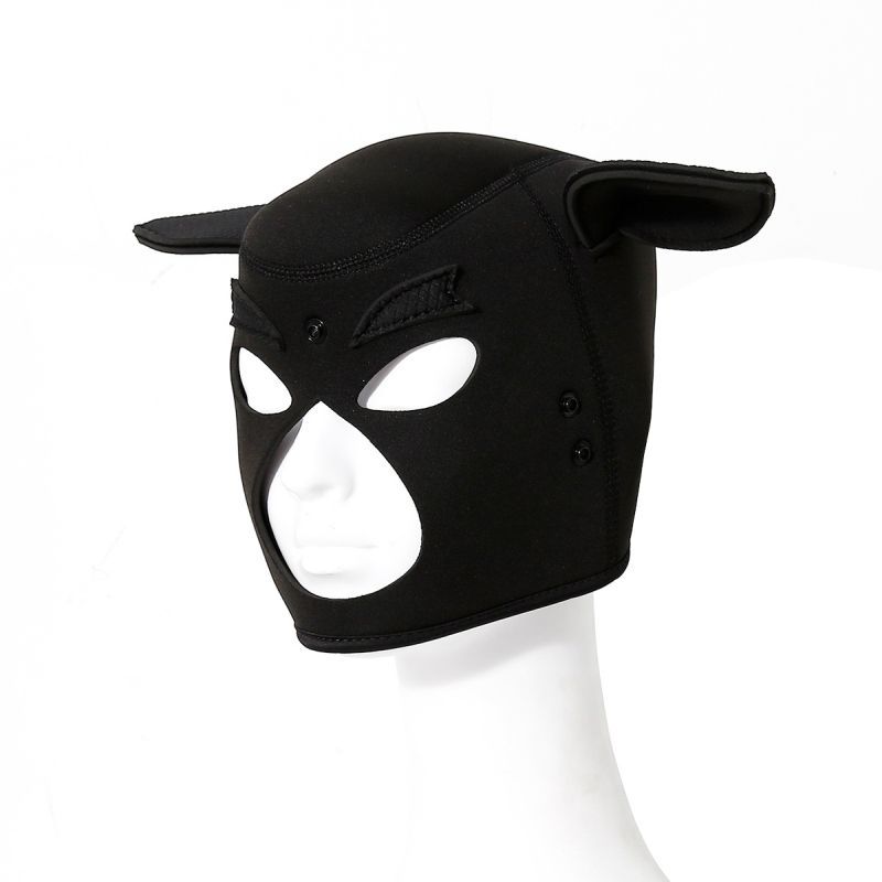 Neoprene Pig Mask Black-HW-HB01007-BLK