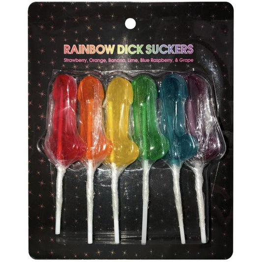 Rainbow Dick Suckers 6 Pc-NV.070