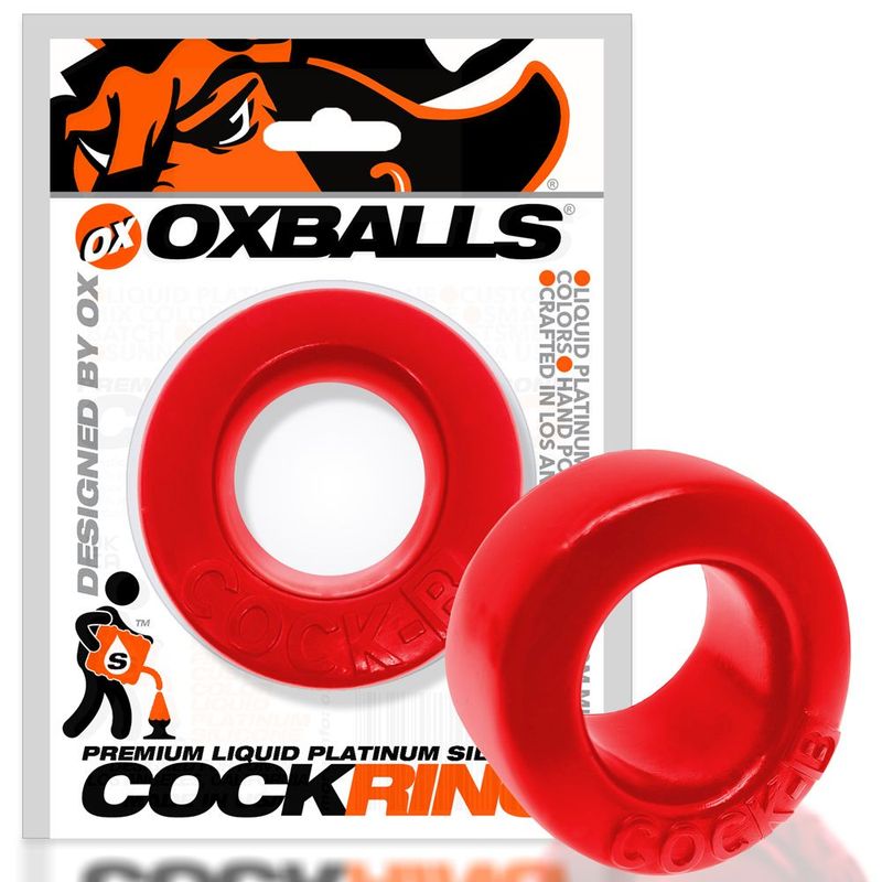 Cock B Bulge Cockring Red-OX-1921-RED