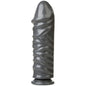 Bunker Buster 10.7in Anal Dildo Gun Metal-0270-15-CD