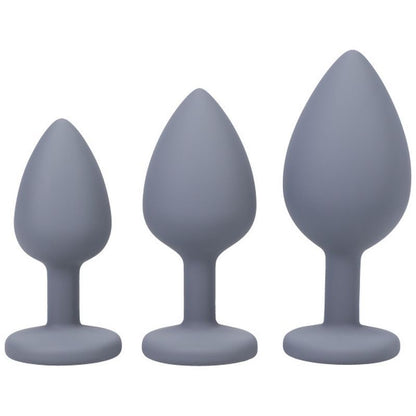 Silicone Anal Trainer Set 3 Pc Grey-0300-26-BX