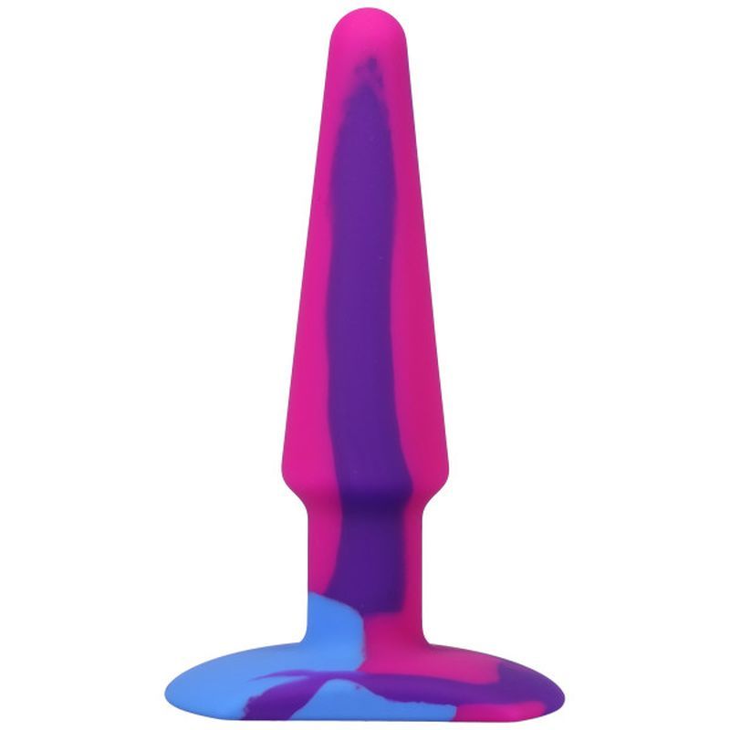 Groovy Silicone Anal Plug 5in Berry-0302-04-BX
