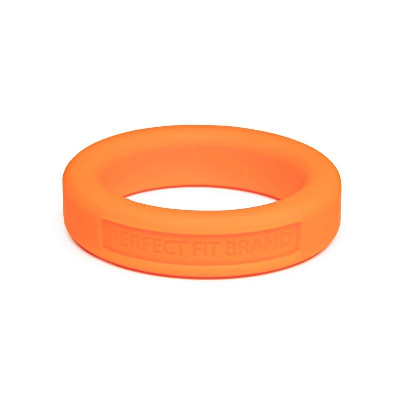 Classic Silicone Medium Stretch Penis Ring 36mm Orange-UB-107