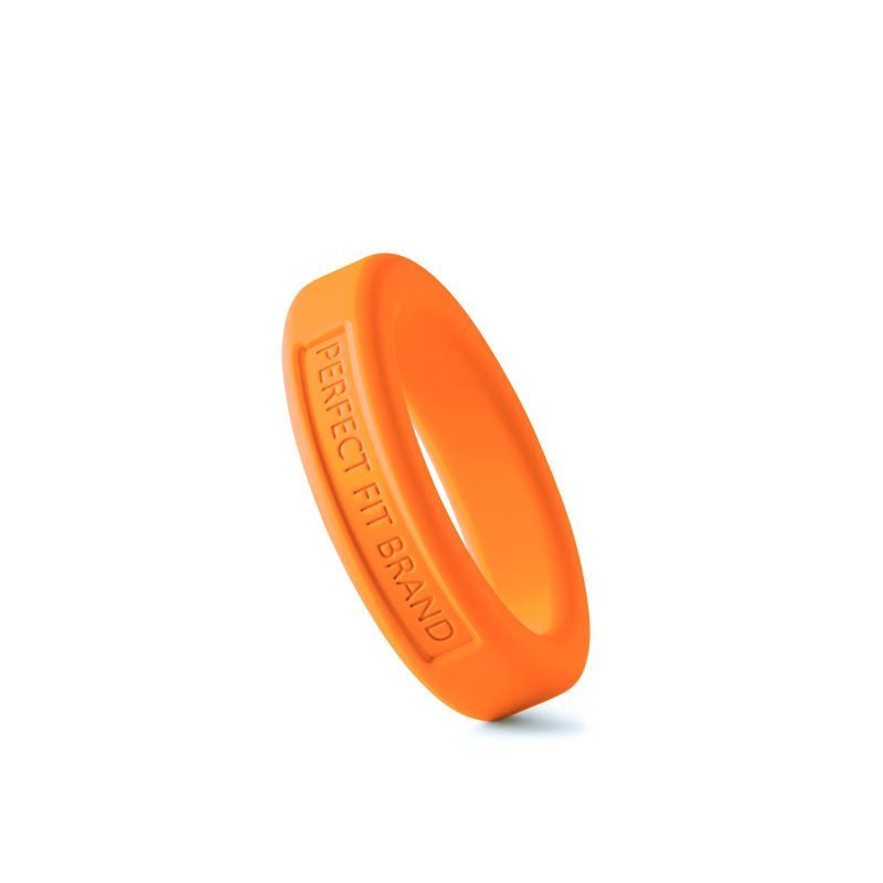 Classic Silicone Medium Stretch Penis Ring 36mm Orange-UB-107