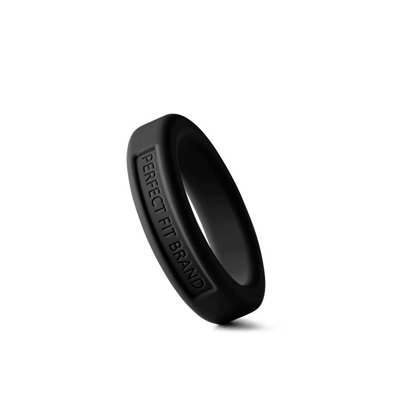 Classic Silicone Medium Stretch Penis Ring 36mm Black-UB-113