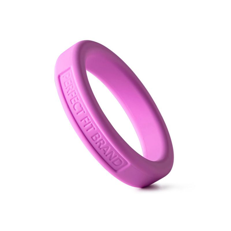 Classic Silicone Medium Stretch Penis Ring 44mm Pink-UB-131