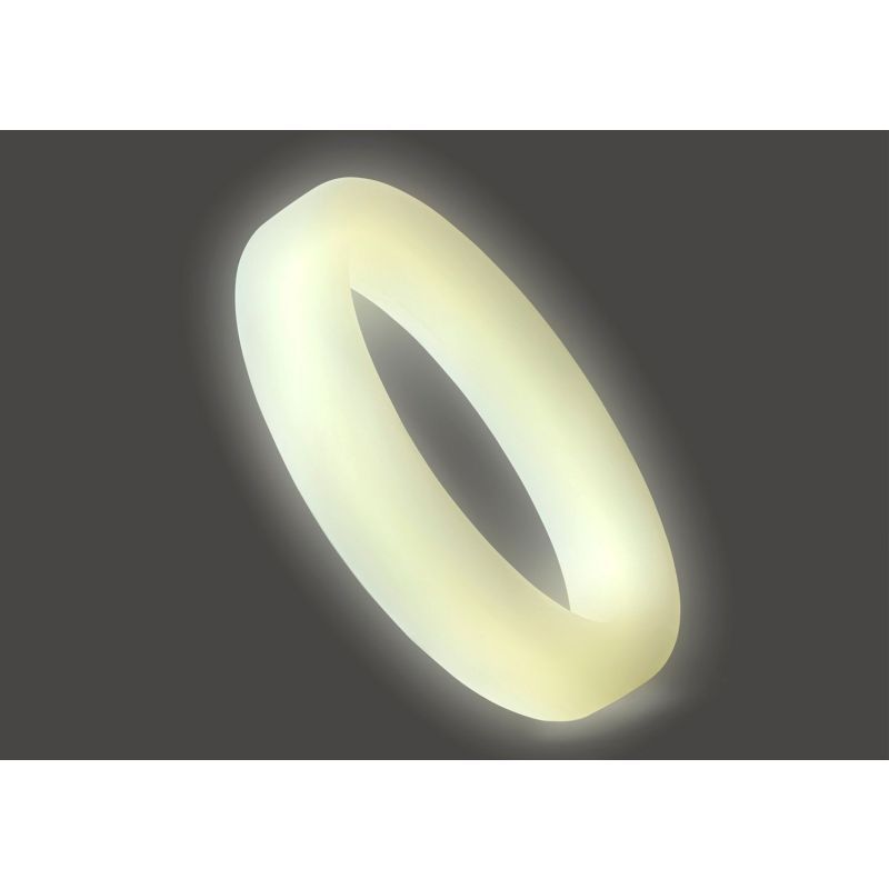 Classic Silicone Medium Stretch Penis Ring 44mm Glow In The Dark-UB-134
