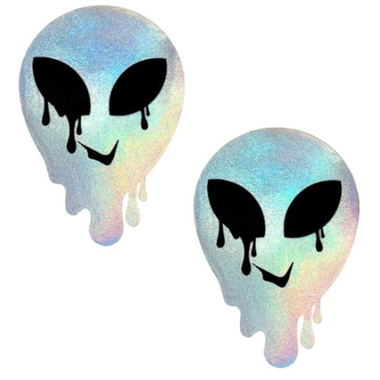 Holographic Melty Alien Pasties-BLA-MAL-CBS