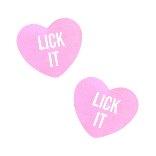 Lick It Love Heart Pasties-LIK-CAH-LPI