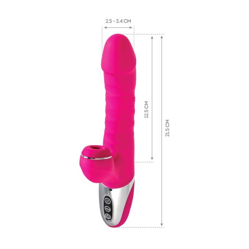 JOS To-Frolly Thrusting and Sucking Vibrator-783043