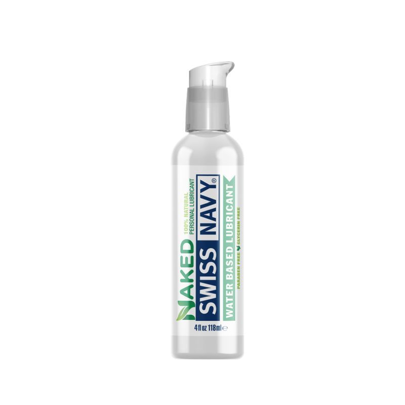 Swiss Navy Naked All Natural Water Based Lubricant 4oz/118ml-SNNKD4
