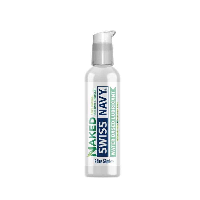 Swiss Navy Naked All Natural Water Based Lubricant 8oz/237ml-SNNKD8