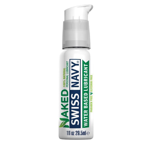 Swiss Navy Naked All Natural Water Based Lubricant 1oz/29ml-SNNKD1