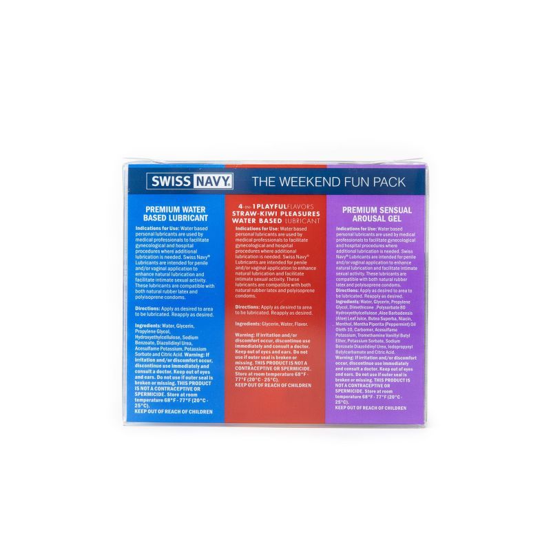 Swiss Navy Weekend Fun Pack-SNWFP