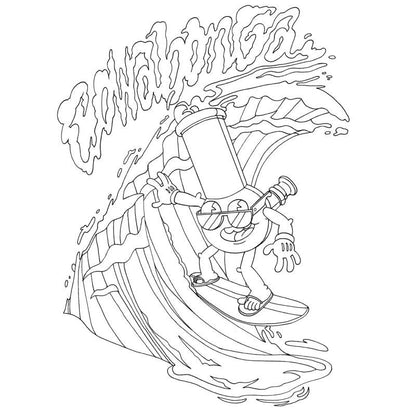 High AF Colouring Book-CB-011